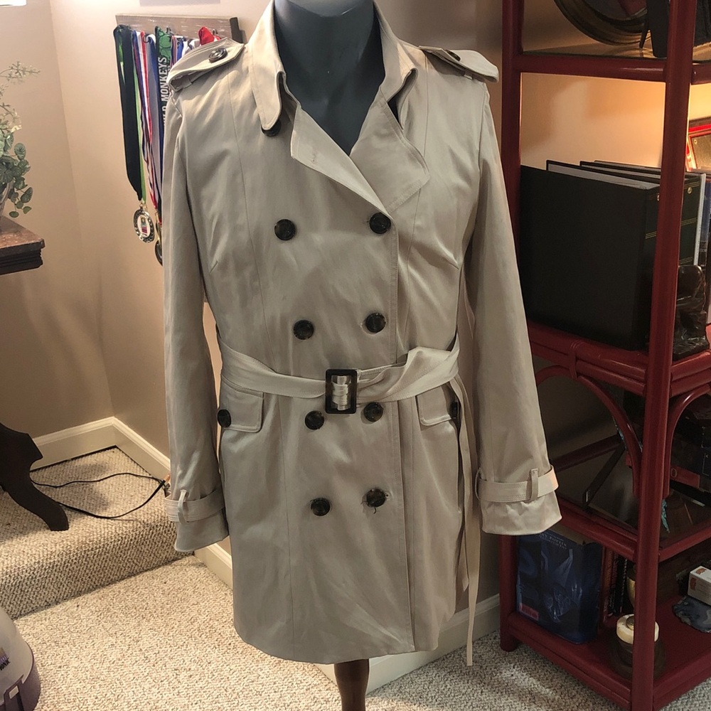 Vintage Classic Belted Trench Coat
